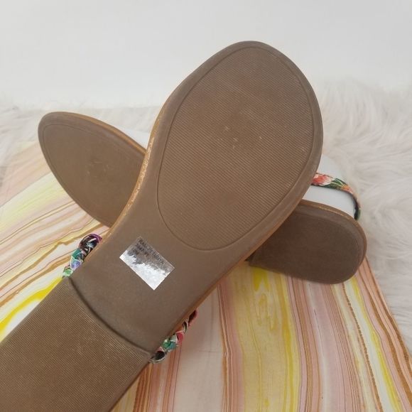 Rampage colorful Fabric Sandals. Size 10 M. - Picture 10 of 12